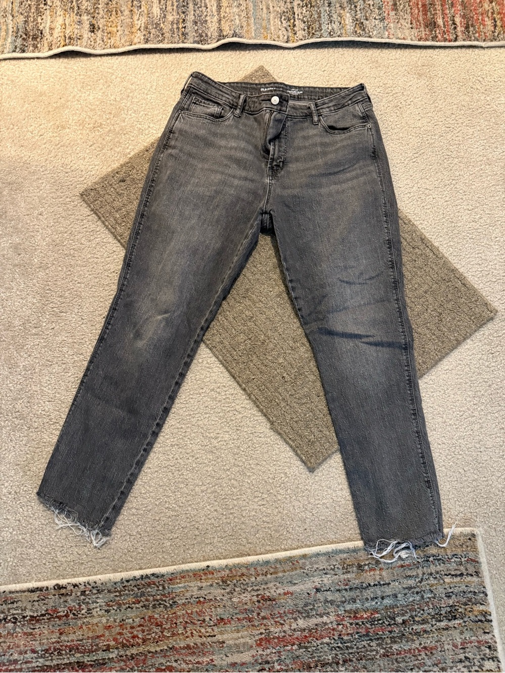 Old Navy Women's Washed Gray Vintage Slim